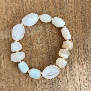 J. Jill Pink Crystal Stretch Bracelet